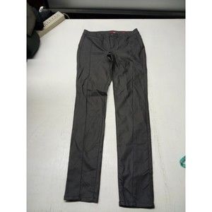 Bongo Pants Juniors Skinny Size 9 Gray Bootcut Mid Rise Pants Faux Leather